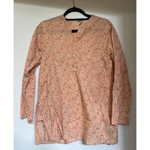 Dosa 100% Cotton Block Print Tunic Blouse